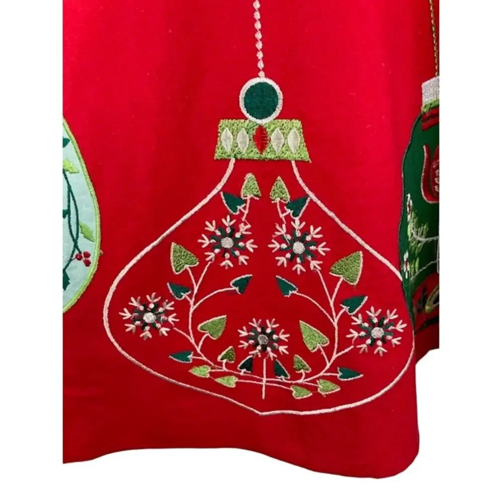 Cost Plus World Market  Christmas tree skirt.